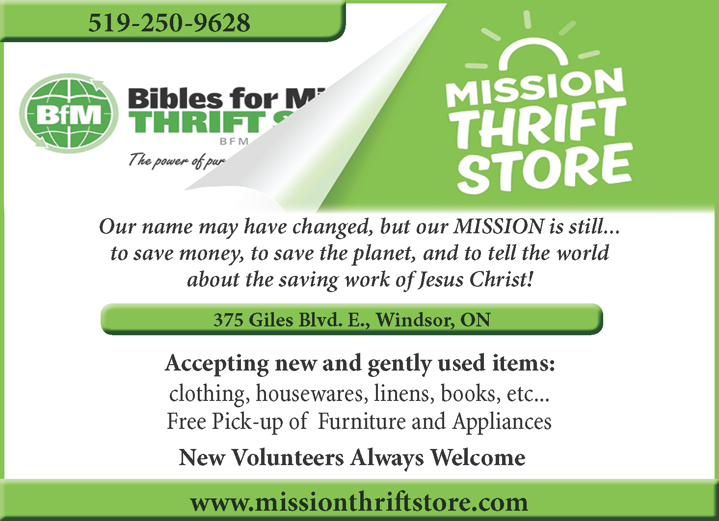 Missions Thrift Store